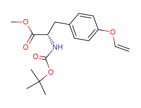 O-vinyl-N-(tert-butoxycarbonyl)-L-tyrosine methyl ester