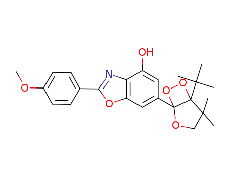 6-(5-tert-butyl-4,4-dimethyl-2,6,7-trioxa-bicyclo[3.2.0]hept-1-yl)-2-(4-methoxy-phenyl)-benzooxazol-4-ol