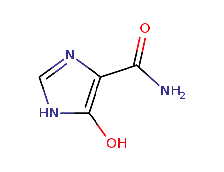 Molecular Structure of 56973-26-3 (5-Hydroxy-1H-imidazole-4-carboxamide)