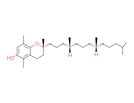 Molecular Structure of 16698-35-4 ([2R[2R*(4R*,8R*)]]-3,4-dihydro-2,5,8-trimethyl-2-(4,8,12-trimethyltridecyl)-2H-benzopyran-6-ol)