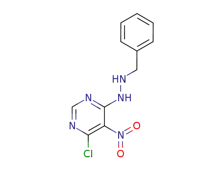 4-benzylhydrazino-5-nitro-6-chloropyrimidine