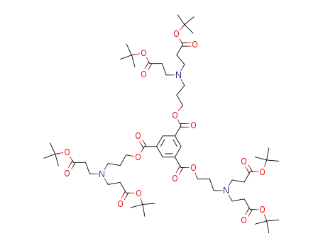 benzene-1,3,5-tricarboxylic acid tris-{3-[bis-(2-tert-butoxycarbonyl-ethyl)-amino]-propyl} ester