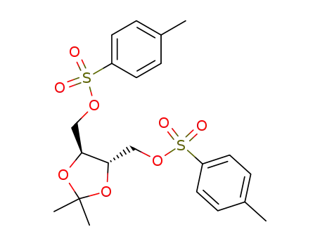 Molecular Structure of 37002-45-2 ((-)-1,4-DI-O-TOSYL-2,3-O-ISOPROPYLIDENETHREITOL)