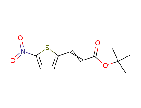 3-(5-nitro-thiophen-2-yl)-acrylic acid tert-butyl ester