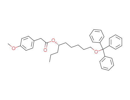 (4-Methoxy-phenyl)-acetic acid (S)-1-propyl-6-trityloxy-hexyl ester