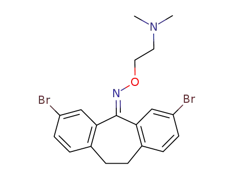3,7-dibromo-5-(dimethylaminoethyloxyimino)-10,11-dihydro-5H-dibenzo[a,d]cyclohepta-1,4-diene