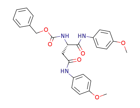 [(S)-1,2-Bis-(4-methoxy-phenylcarbamoyl)-ethyl]-carbamic acid benzyl ester