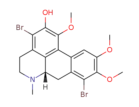 3,8-dibromo-1,9,10-trimethoxy-6-methyl-5,6,6a,7-tetrahydro-4H-dibenzo[de,g]quinolin-2-ol