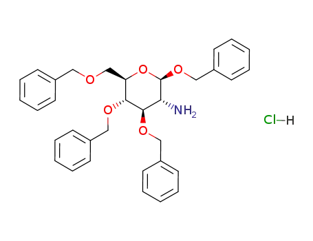 benzyl 2-amino-2-deoxy-3,4,6-tri-O-benzyl-β-D-glucopyranoside hydrochloride