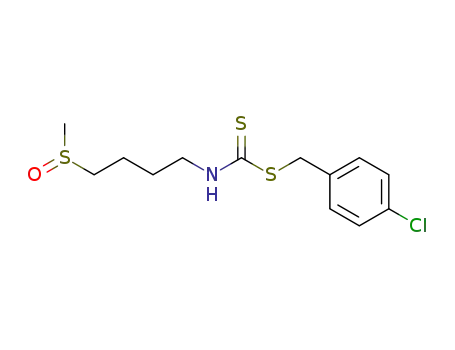 p-chlorobenzyl N-[4-(methylsulfinyl)butyl]carbamodithioate