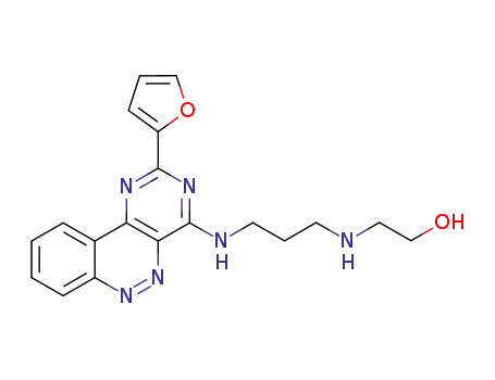 2-[(3-[(2-furyl)pyrimido[5,4-c]cinnolin-4-yl]aminopropyl)amino]ethanol