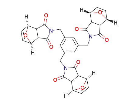 1,3,5-tris-(2-methylamino-3α,4,7,7α-tetrahydro-4,7-epoxy-1H-indole-1,3(2H-dione)) benzene