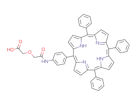 2-{2-Oxo-2-[(4-(10,15,20-triphenylporphyrin-5-yl)phenyl)amino]ethoxy}acetic acid