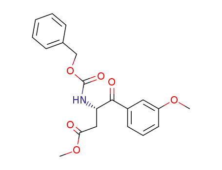 (3S)-methyl 3-(benzyloxycarbonylamino)-4-(3-methoxyphenyl)-4-oxobutanoate