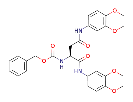 [1,2-bis-(3,4-dimethoxy-phenylcarbamoyl)-ethyl]-carbamic acid benzyl ester