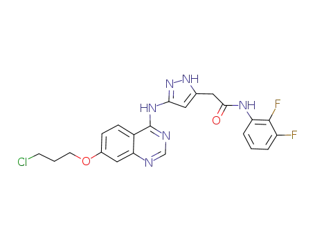 2-(5-{[7-(3-chloropropoxy)quinazolin-4-yl]amino}-2H-pyrazol-3-yl)-N-(2,3-difluorophenyl)acetamide
