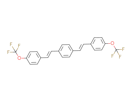 (E,E)-1,4-Bis(4-trifluoromethoxy)styrylbenzene