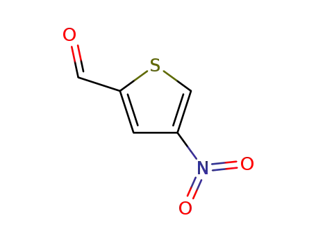Molecular Structure of 57500-53-5 (2-Thiophenecarboxaldehyde, 4-nitro- (6CI,7CI,9CI))
