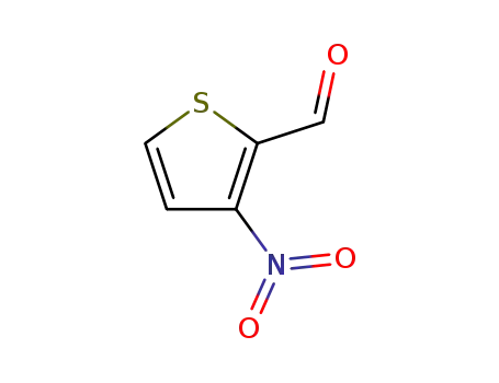 Molecular Structure of 58963-75-0 (2-Thiophenecarboxaldehyde, 3-nitro- (6CI,7CI,9CI))