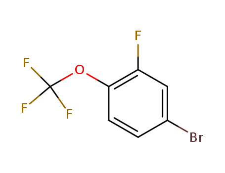 105529-58-6,4-Bromo-2-fluoro-1-(trifluoromethoxy)benzene,1-Bromo-3-fluoro-4-trifluoromethoxybenzene;2-Fluoro-4-bromo-1-(trifluoromethoxy)benzene;3-Fluoro-4-trifluoromethoxybromobenzene;4-Bromo-2-fluoro-1-trifluoromethoxybenzene;