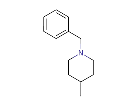 Molecular Structure of 14446-71-0 (Piperidine, 4-methyl-1-(phenylmethyl)-)