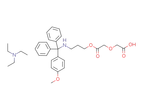 2-[({3-[((4-methoxyphenyl)diphenylmethyl)amino]propyl}oxycarbonyl)methoxy]acetic Acid, Triethylammonium Salt