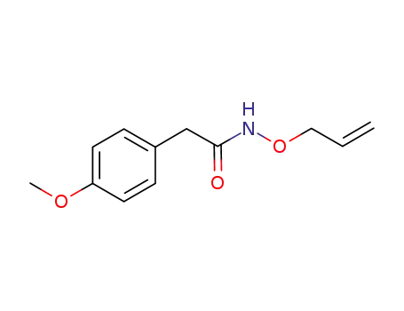 N-(O-allylhydroxyl)-4-methoxyphenylacetamide