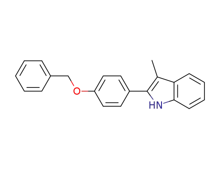 2-(4-(benzyloxy)phenyl)-3-methyl-1H-indole