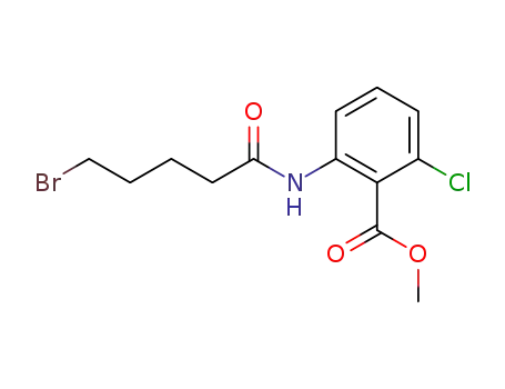 methyl 2-(5-bromopentanoylamino)-6-chlorobenzoate