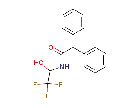 2,2-diphenyl-N-(2,2,2-trifluoro-1-hydroxy-ethyl)-acetamide