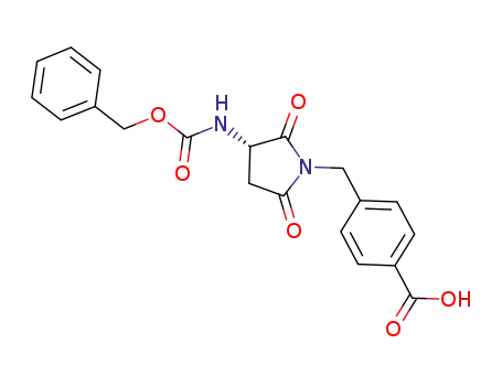 (S)-4-((3-(benzyloxycarbonylamino)-2,5-dioxopyrrolidin-1-yl)methyl)benzoic acid
