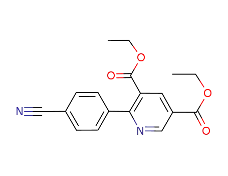 diethyl 2-(4-cyanophenyl)pyridine-3,5-dicarboxylate