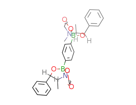 (+)-(N->B)(N'->B')-1,4-phenylenebis{N-methyl-N-(1-(S)-methyl-2-(R)-phenyl-2-oxyethyl)aminoacetate-O,O',N}bisboron