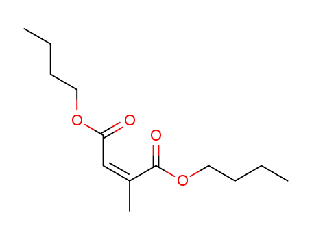 Molecular Structure of 22644-92-4 (2-Butenedioic acid, 2-methyl-, dibutyl ester, (Z)-)