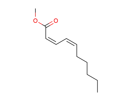 Molecular Structure of 108965-86-2 (2,4-Decadienoic acid, methyl ester, (Z,Z)-)