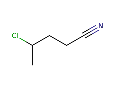 Molecular Structure of 13249-56-4 (Pentanenitrile, 4-chloro-)