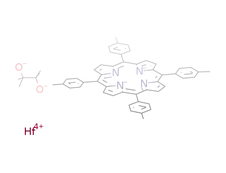 [Hf(meso-tetra-p-tolylporphyrin)(OCMe2CMe2O)]