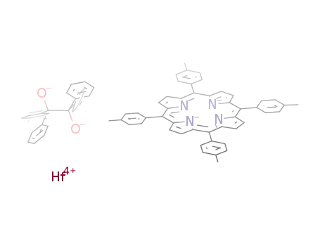 [Hf(meso-tetra-p-tolylporphyrin)(OC(Ph)2C(Ph)2O)]