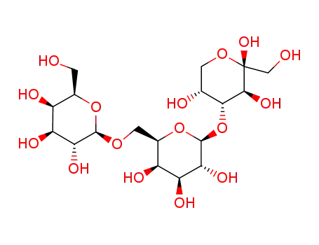 β-D-galactopyranosyl-(1-6)-β-D-galactopyranosyl-(1-4)-β-D-fructopyranose