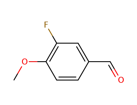 Molecular Structure of 351-54-2 (3-Fluoro-4-methoxybenzaldehyde)