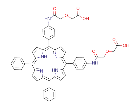 5,10-bis[4-(N-glycolic acid amino)phenyl]-15,20-diphenylporphyrin