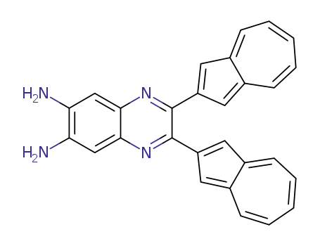 6,7-diamino-2,3-(2-azulenyl)quinoxaline