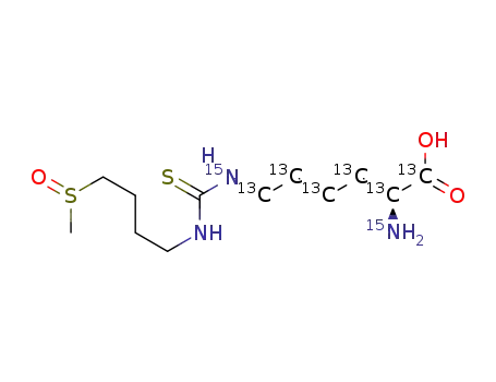 N6-({[3-(methylsulfinyl)butyl]amino}carbonothioyl)[(13)C6(15)N2]lysine