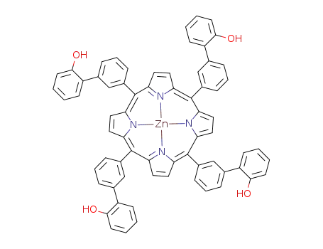 5,10,15,20-tetrakis-(biphenyl-2-ol)porphyrin zinc(II)