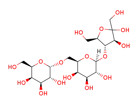 α-D-galactopyranosyl-(1->6)-β-D-galactopyranosyl-(1->4)-D-fructofuranose