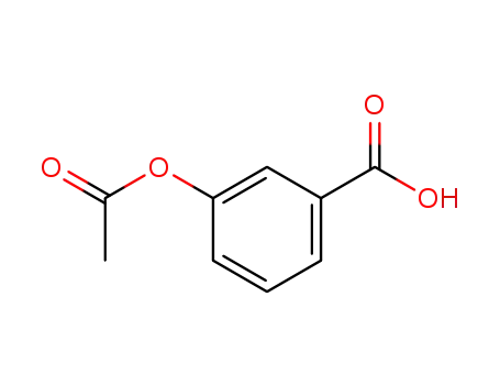 Molecular Structure of 6304-89-8 (3-ACETOXYBENZOIC ACID)