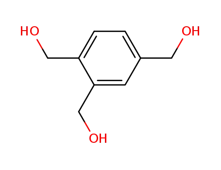 Molecular Structure of 25147-76-6 (1,2,4-Benzenetrimethanol)