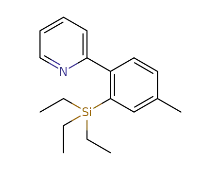 2-(4-methyl-2-(triethylsilyl)phenyl)pyridine