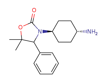 (S)-3-((1r,4S)-4-aminocyclohexyl)-5,5-dimethyl-4-phenyloxazolidin-2-one