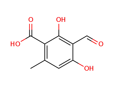 3-formyl-2,4-dihydroxy-6-methylbenzoic acid